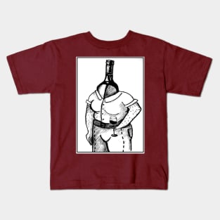 Wine Head Kids T-Shirt